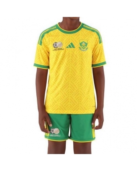 Billige Fotballdrakt Sør-Afrika Replika Hjemmedraktsett Barn VM 2026 Kortermet (med bukser)